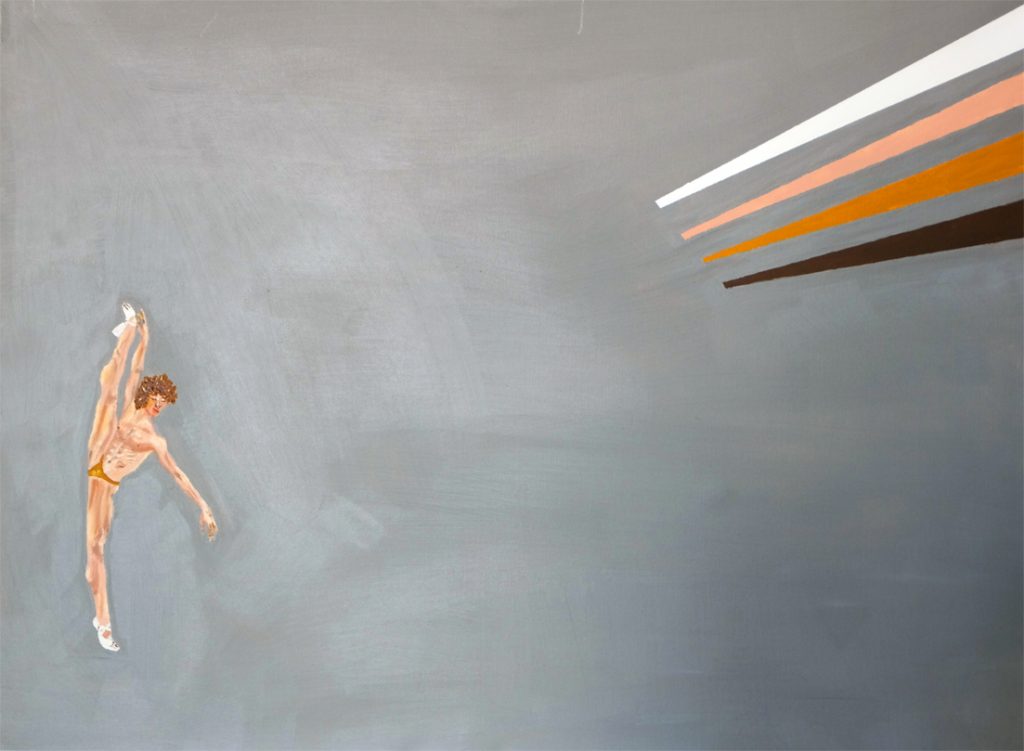 El Baletista Zeitgenössische Kunst Stuttgart Karlo Grados Ölmalerei Ballett Galerie contemporary art